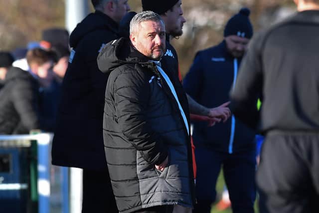 AFC Portchester boss Dave Carter was pleased with his side's work in the win over Baffins Milton Rovers Picture: Keith Woodland (260221-595)