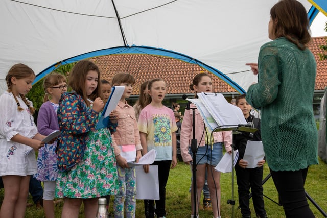 Families enjoyed a petting zoo, games and stalls at Wicor Primary Schools Fayre on Saturday afternoon.

Pictured - Pupils performing their singing

Photos by Alex Shute