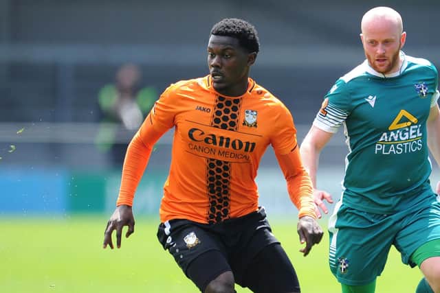 Barnet forward Ephron Mason-Clark is wanted by Pompey   Picture: Alex Burstow/Getty Images