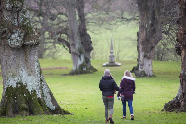 The National Trsut is running a promotion this Autumn and offering people a free pass to use at one of their Hampshire locations. 
To claim your free pass visit the National Trust’s website, select the free member’s ticket option and use the code ESCAPEINTOAUTUMN2023 when asked for your membership number.
Pictured are visitors exploring the garden in winter at Hinton Ampner, Hampshire. Picture by Chris Lac/National Trust Images