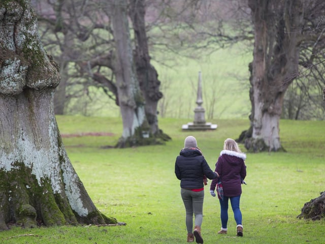 The National Trsut is running a promotion this Autumn and offering people a free pass to use at one of their Hampshire locations.
To claim your free pass visit the National Trust’s website, select the free member’s ticket option and use the code ESCAPEINTOAUTUMN2023 when asked for your membership number.
Pictured are visitors exploring the garden in winter at Hinton Ampner, Hampshire. Picture by Chris Lac/National Trust Images