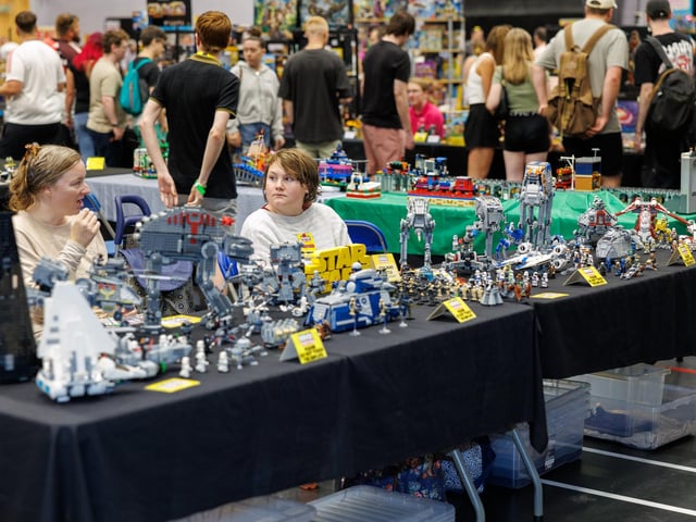 As always, Star Wars stands were popular with Lego enthusiasts. Picture:Marcin Jedrysiak