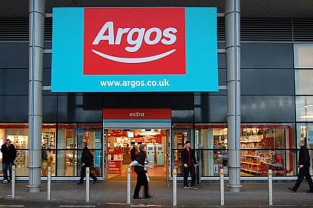 Argos will close a handful of high street stores in the coming months 