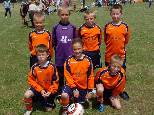 Back (from left): Sam Targett, Matt Broxham, Sam Brassington, Joe Cobb. Front: Conner Allen, Jodie Brett, Joseph Brassington.
