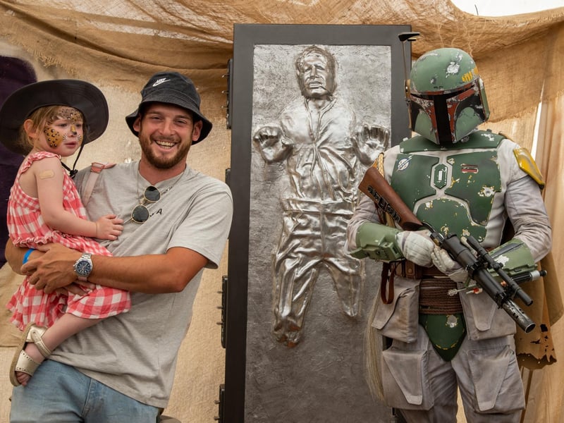 Not everyone enjoyed meeting the Star Wars characters