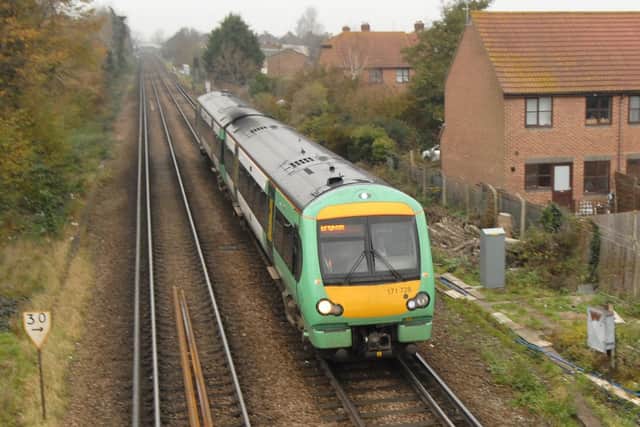 A Southern Rail train. Some services this afternoon will be cancelled