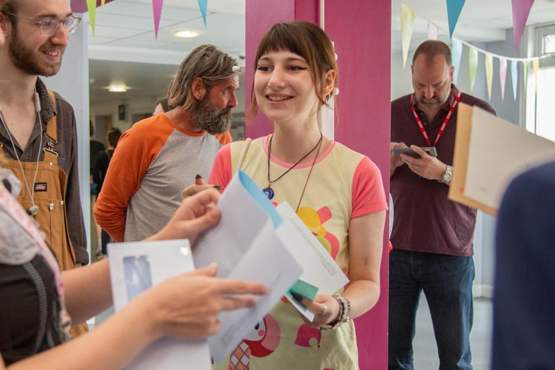 Pictured: Monday Halley is going to the University of Greenwich after her fantastic A-level results. Picture: Habibur Rahman
