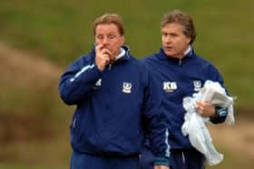 Kevin Bond, right, alongside former Pompey boss Harry Redknapp