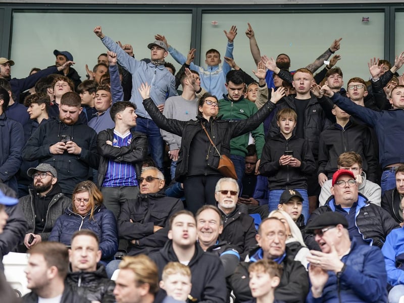 4,019 Pompey fans enjoyed the Blues' 1-0 win at Peterborough