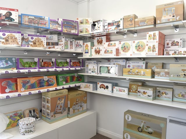 Gosport MP Caroline Dinenage officially opened My First Steps, an environmentally friendly children's clothes and toy shop in Lee-on-the-Solent High Street, on Thursday, September 7.

Picture: Sarah Standing