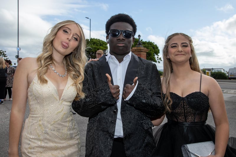 Portsmouth Academy held their prom at the Queens Hotel in Southsea on Wednesday evening.Pictured - Students arriving at their Prom at the Queens Hotel in Southsea