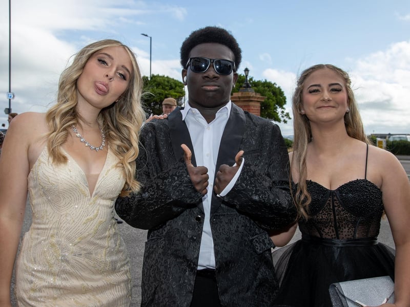 Portsmouth Academy held their prom at the Queens Hotel in Southsea on Wednesday evening.Pictured - Students arriving at their Prom at the Queens Hotel in Southsea
