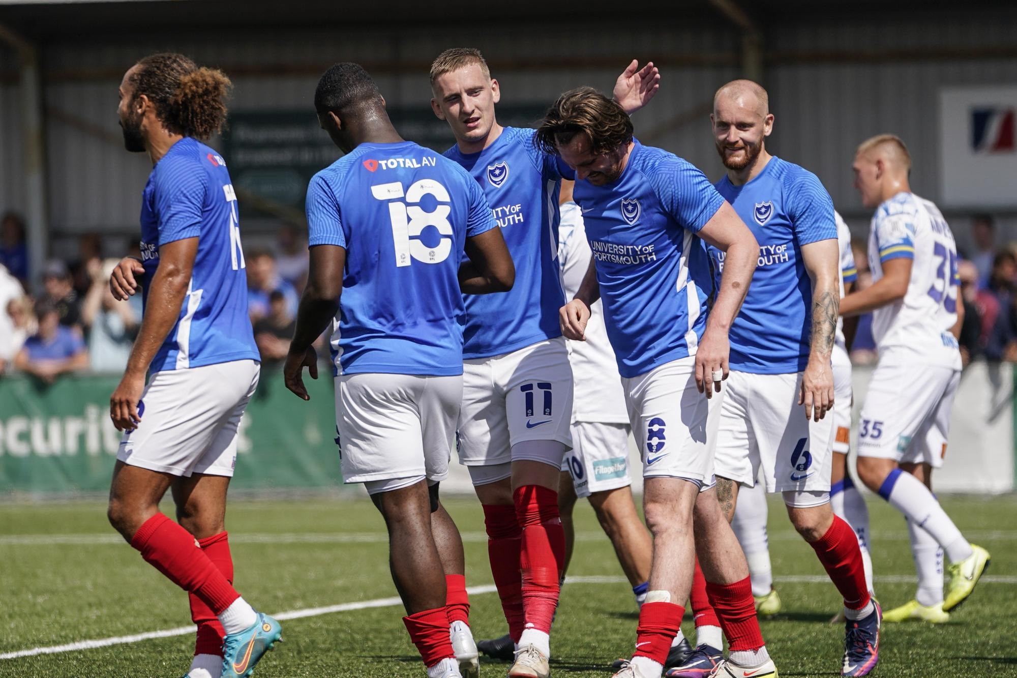 Where are the Pompey side who started their pre-season opener against the Hawks now?