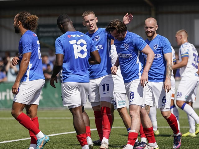 Where are the Pompey side who started their pre-season opener against the Hawks now?