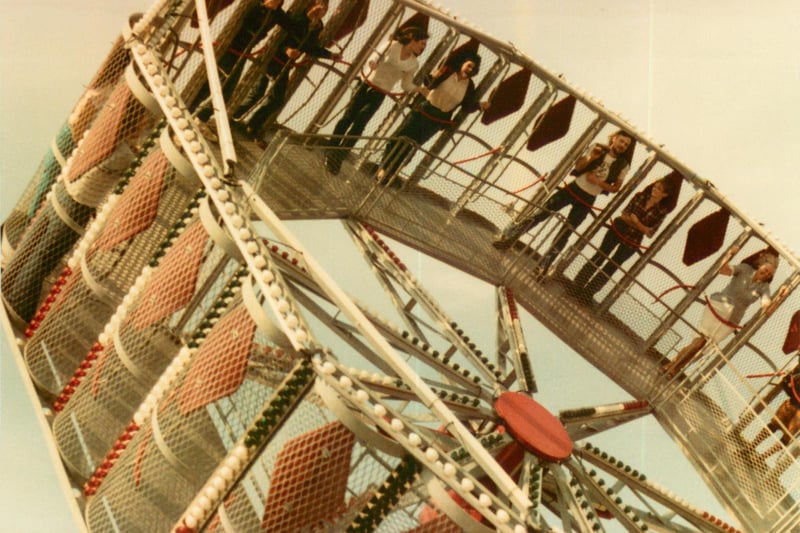 People enjoying the amusements in Portsmouth in the 1980s. Picture by Steve Spurgin