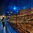 View of Mary Rose's Stern to Bow from the Main Deck Gallery - Copyright Mary Rose Museum