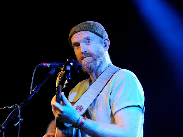 Newton Faulkner at Wickham Festival on Friday, August 1.  Picture: Sarah Standing (010825-1624)