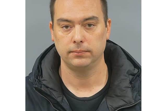 Shane Truckle, 41, of New Road in Netley Abbey, has been jailed for six years and nine months after a raping a woman while she was asleep in Hedge End. Picture: Hampshire and Isle of Wight Constabulary.