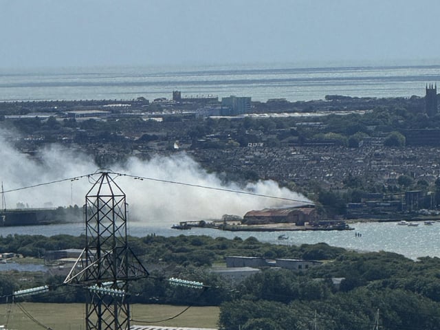 The view from Portsdown Hill. Picture: Michael Atthis