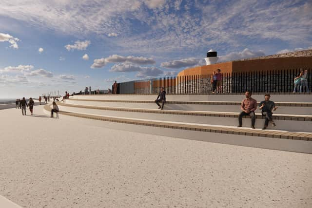 The split-level promenade by Southsea Castle Picture: Portsmouth City Council