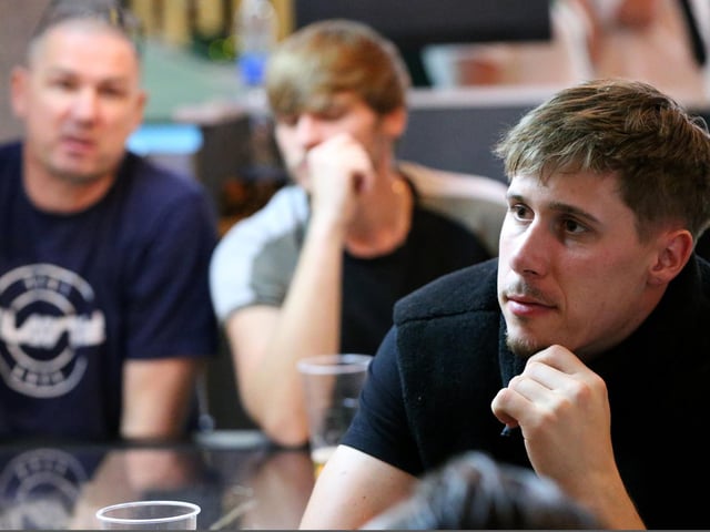 Fans watch Netherlands v England, UEFA Euros 2024 semi-final played in Dortmund, at Village Hotel, Lakeshore Drive, Cosham
Picture: Chris Moorhouse (100724-084)