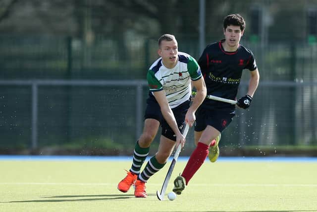 Jakub Janicki on the ball for Havant against Brighton & Hove. Picture: Chris Moorhouse