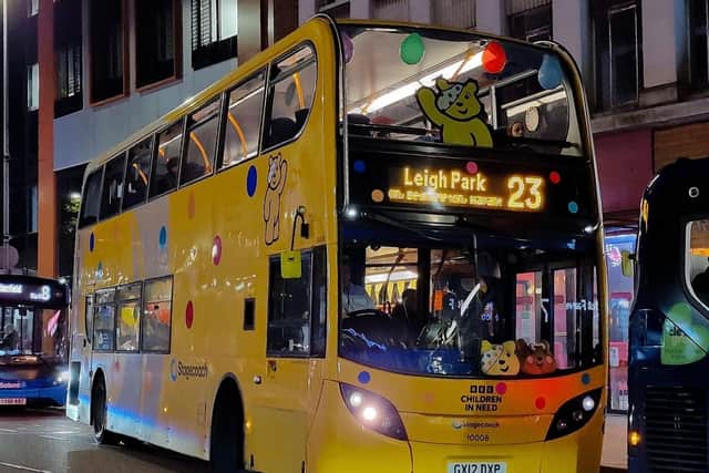 'Pudsey' bus