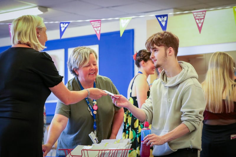 Kai Cooper collects his results.
Picture: Chris Moorhouse (jpns 170823-06)