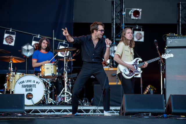 The Vaccines on the Common Stage at Victorious Festival 2019. Picture: Vernon Nash (250819-069)