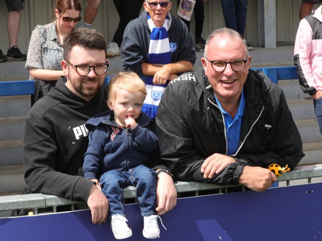 Pompey make their annual pre-season trip to the Hawks    Picture: Dave Haines.
