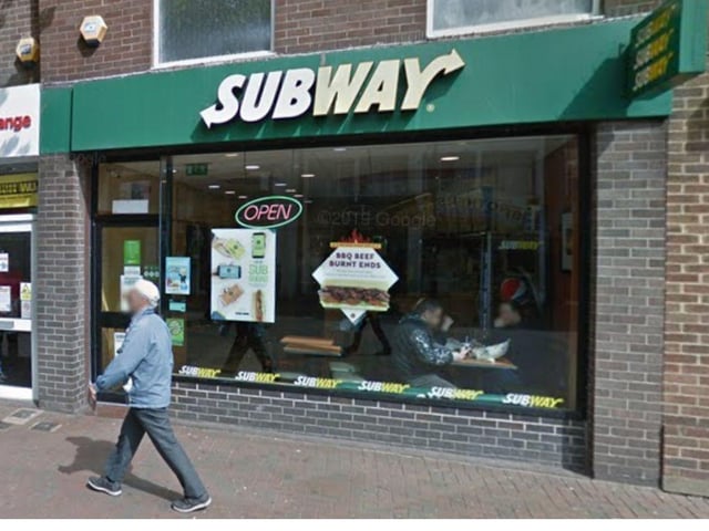 Rated 5: Subway at 73 High Street, Gosport; rated on May 1