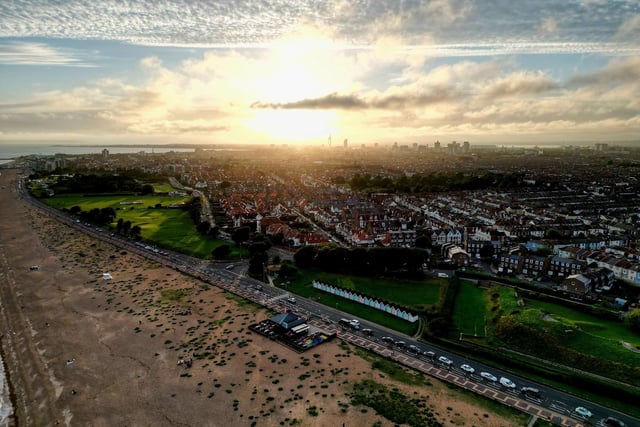 Kevin Fryer of My Portsmouth took this brilliant picture of the sunshine with his drone.