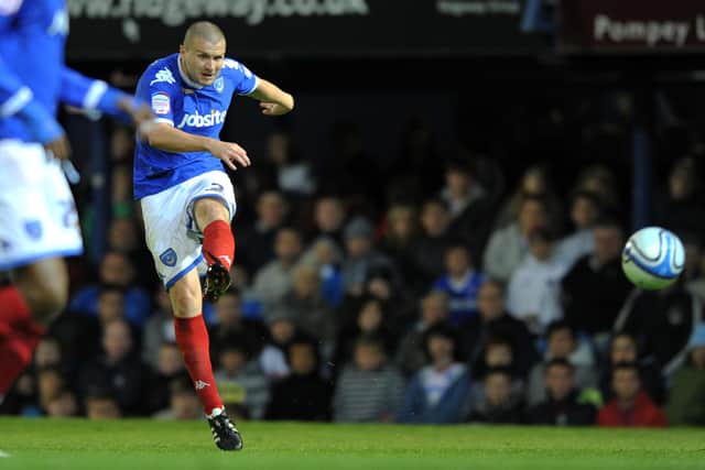 Carl Dickinson in Pompey colours. Picture:Steve Reid 111622-877