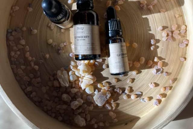 Skincare from Goly Natural available at the Creative Social Market