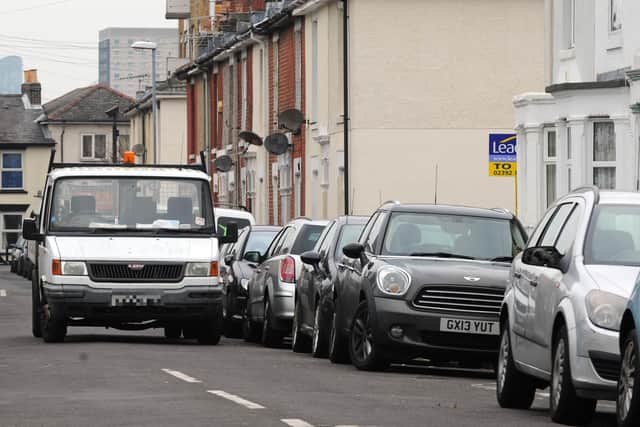 A van in Southsea. Picture: Paul Jacobs (132272-1)