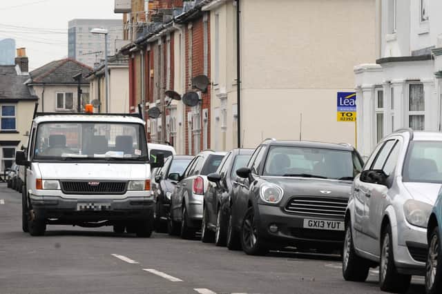 A van in Southsea. Picture: Paul Jacobs (132272-1)