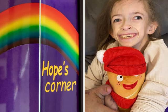 Hope Ayres passed away at age 12 last year after living with a rare medical condition.