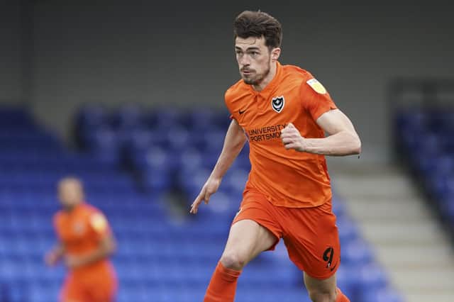 John Marquis was on the mark for Pompey