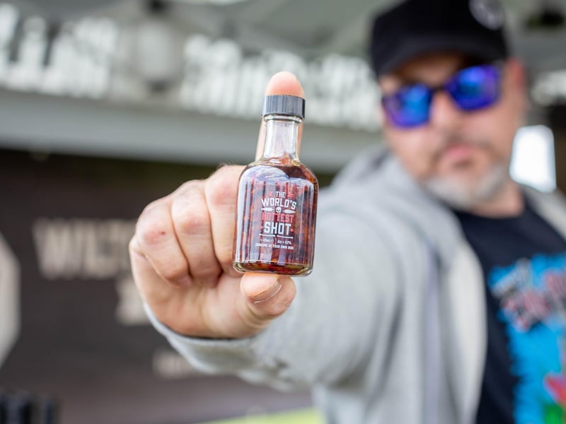Pictured: The World's hottest Chilli shot from Wiltshire Chilli Farm.
Picture: Habibur Rahman