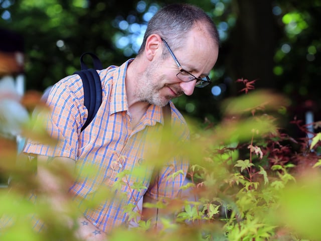 Jason Clarke at The Garden Show at Stansted. Picture: Chris Moorhouse (jpns 110622-08)
