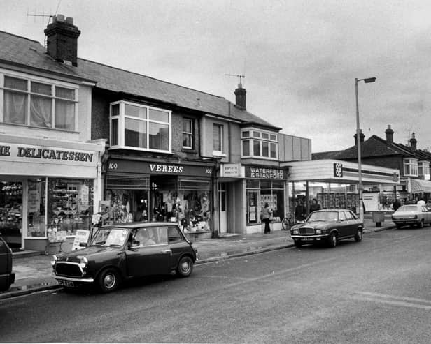 Winter Road, Southsea, in 1984. The News PP1936