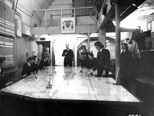 Plotting Room at Combined Operations HQ Fort Southwick