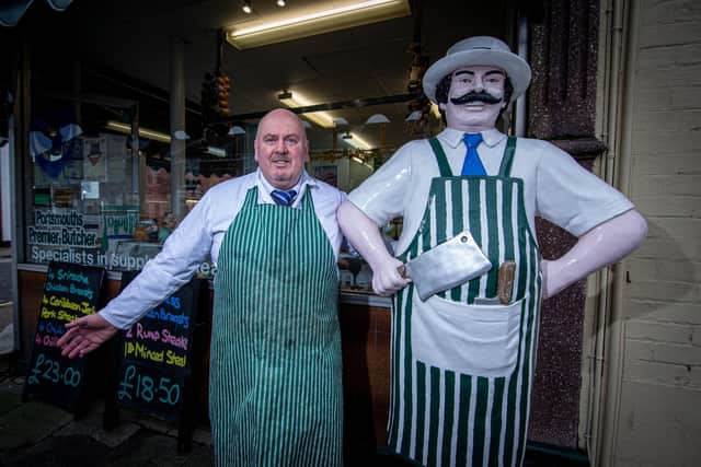 Longstanding city butcher Paul Cripps thought the cost of living crisis would shut his shop for good on Christmas Eve but now his SOS in The News has inspired an SAS rescue operation from a Portsmouth celebrity.
Picture: Habibur Rahman