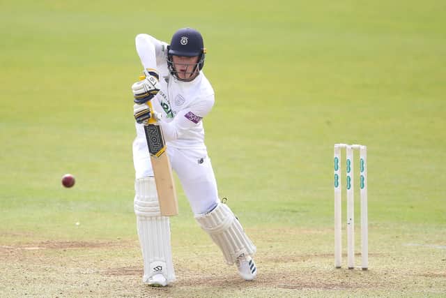 Tom Alsop on his way to 69 in last week's friendly against Sussex at The Ageas Bowl. Photo by Warren Little/Getty Images.