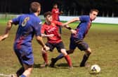 Tom Cain, right, returns to the US Portsmouth squad for Tuesday's Wessex League Division 1 trip to Alton. Picture: Duncan Shepherd