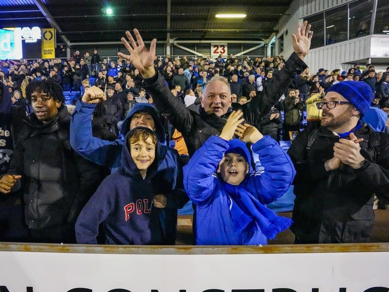 1,540 Pompey fans made the trip to Shrewsbury's Cloud Meadow