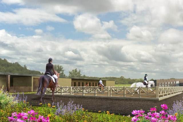 The new equestrian centre. Picture: Baca Architects