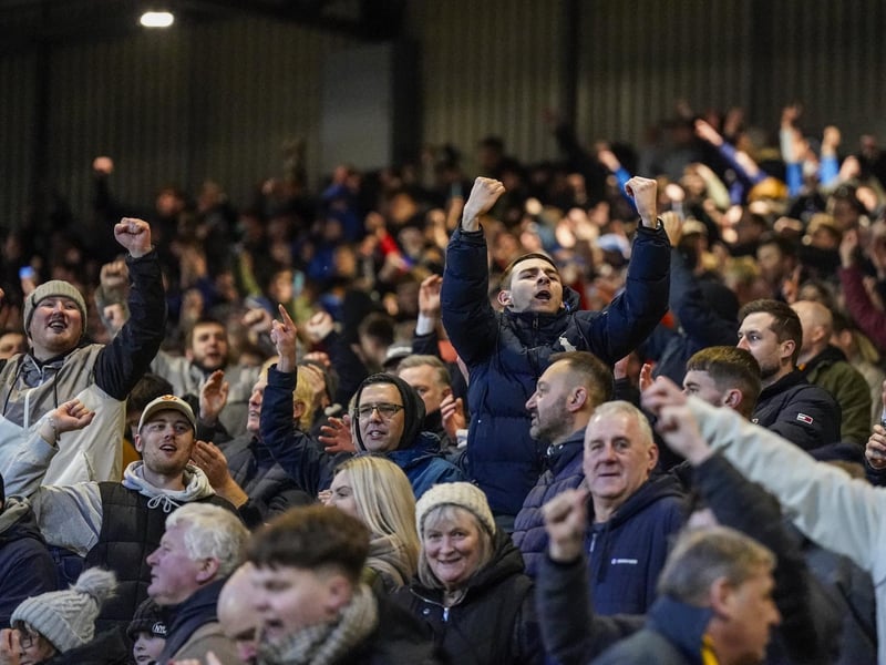 Around 1,800 Pompey fans were in raucous voice in the 1-0 victory at Port Vale.