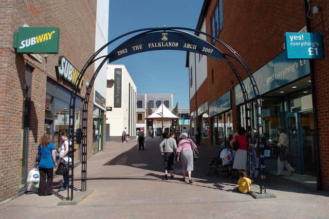 The Falklands Arch off West Street, Fareham Picture: Michael Scaddan (071724-0075)