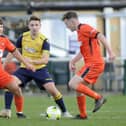 Action from AFC Portchester Reserves v Moneyfields Reserves in the Hampshire Trophy in 2019/20 - the Hampshire FA decision to waive affiliation fees for next season will save both clubs around £500 each. Picture: Ian Hargreaves